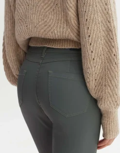 Frau someday Fashion Broeken>Coated Jeans Emily Zip