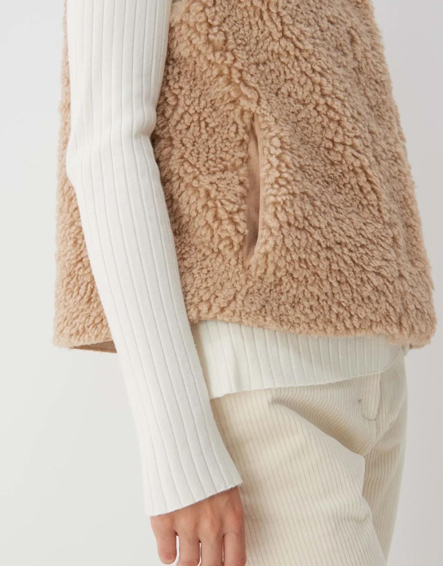 Frau someday Fashion Blazer Vesten>Faux-Fur Bodywarmer Vairy