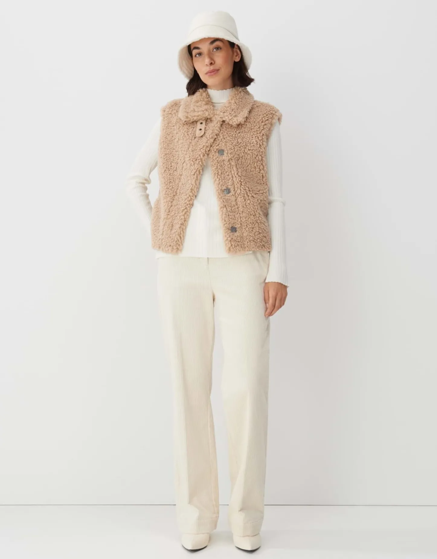 Frau someday Fashion Blazer Vesten>Faux-Fur Bodywarmer Vairy