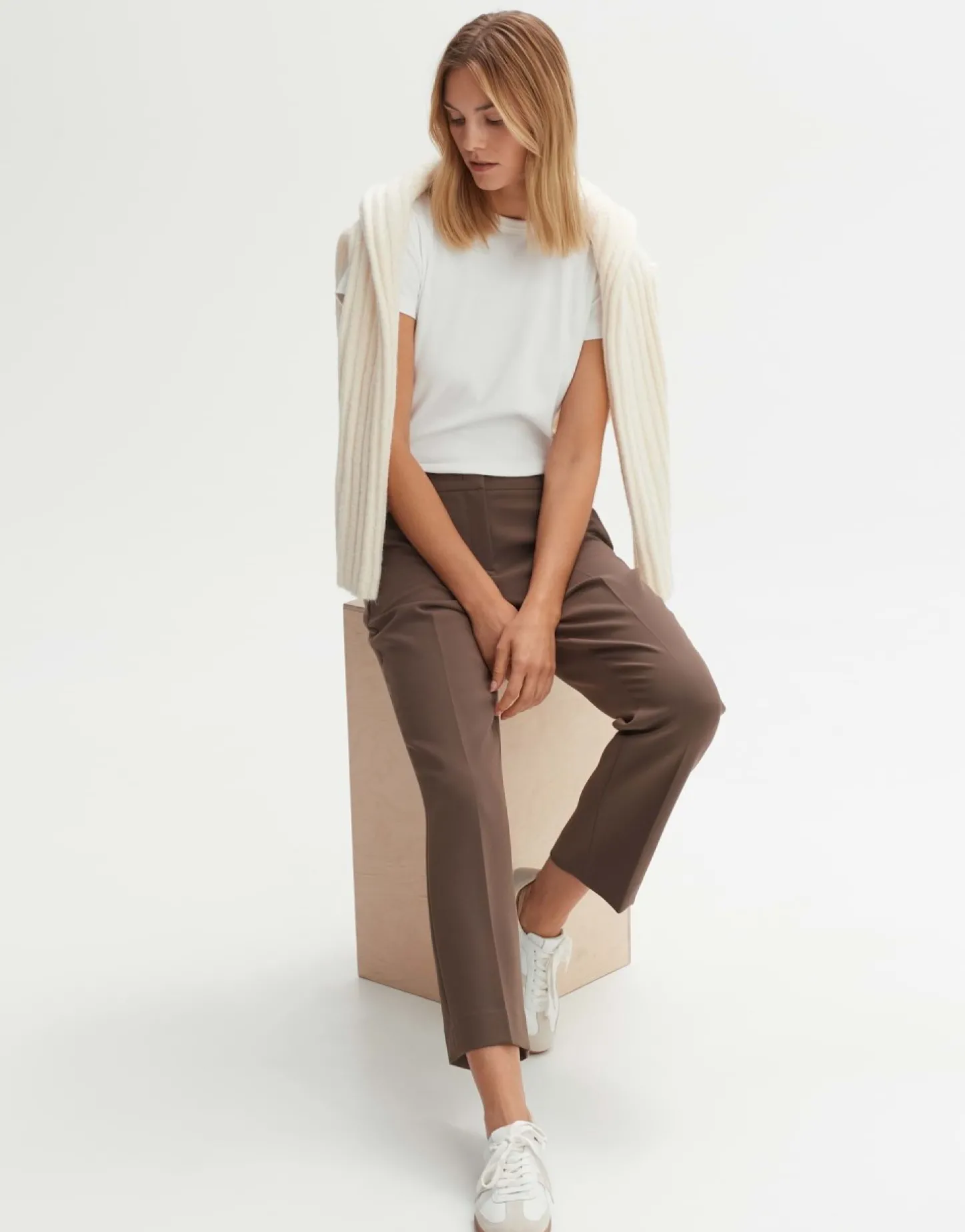 Frau someday Fashion Broeken>Stoffen Broek Miriki Detail