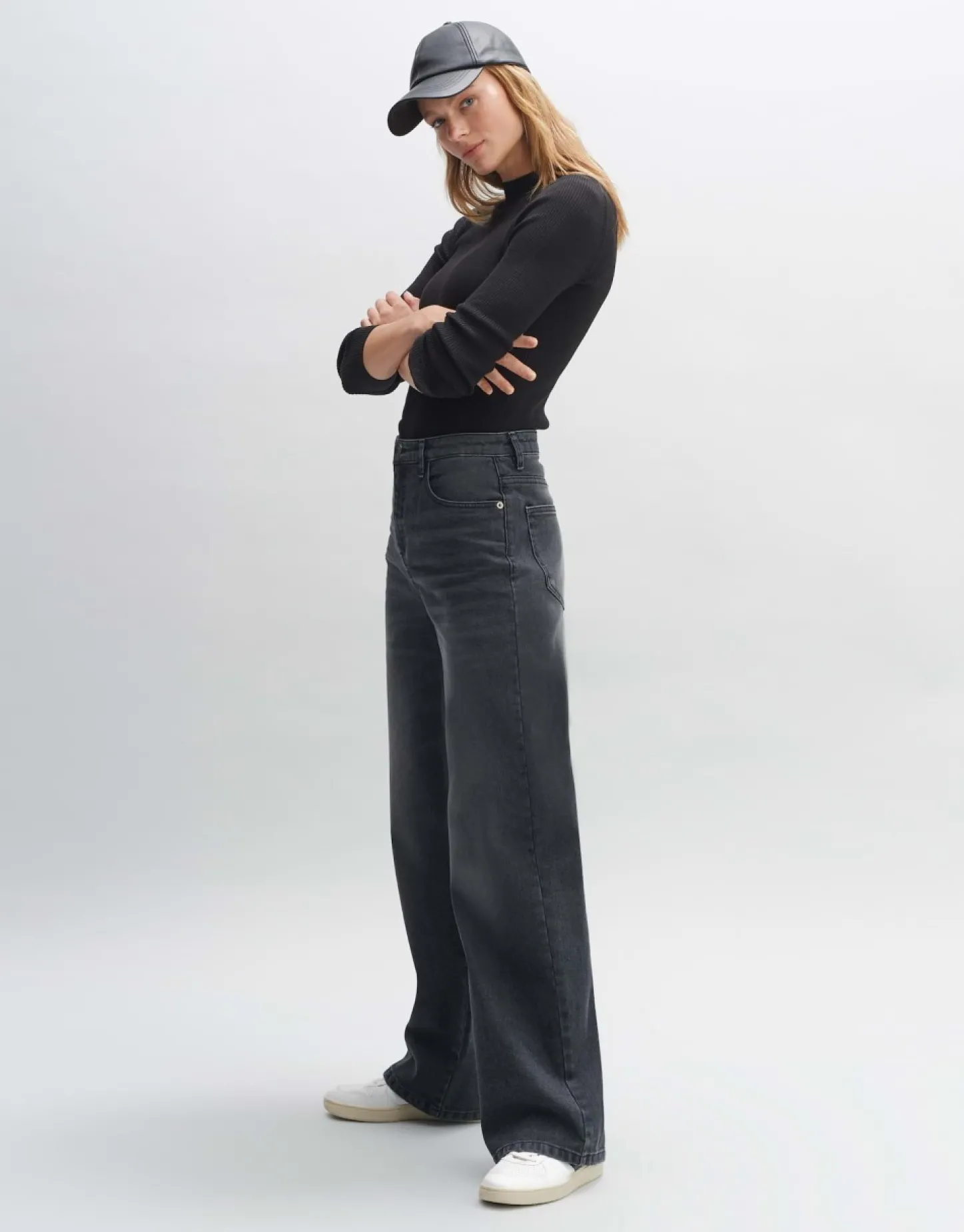 Frau someday Fashion Jeans>Wide Jeans Mivy Grey