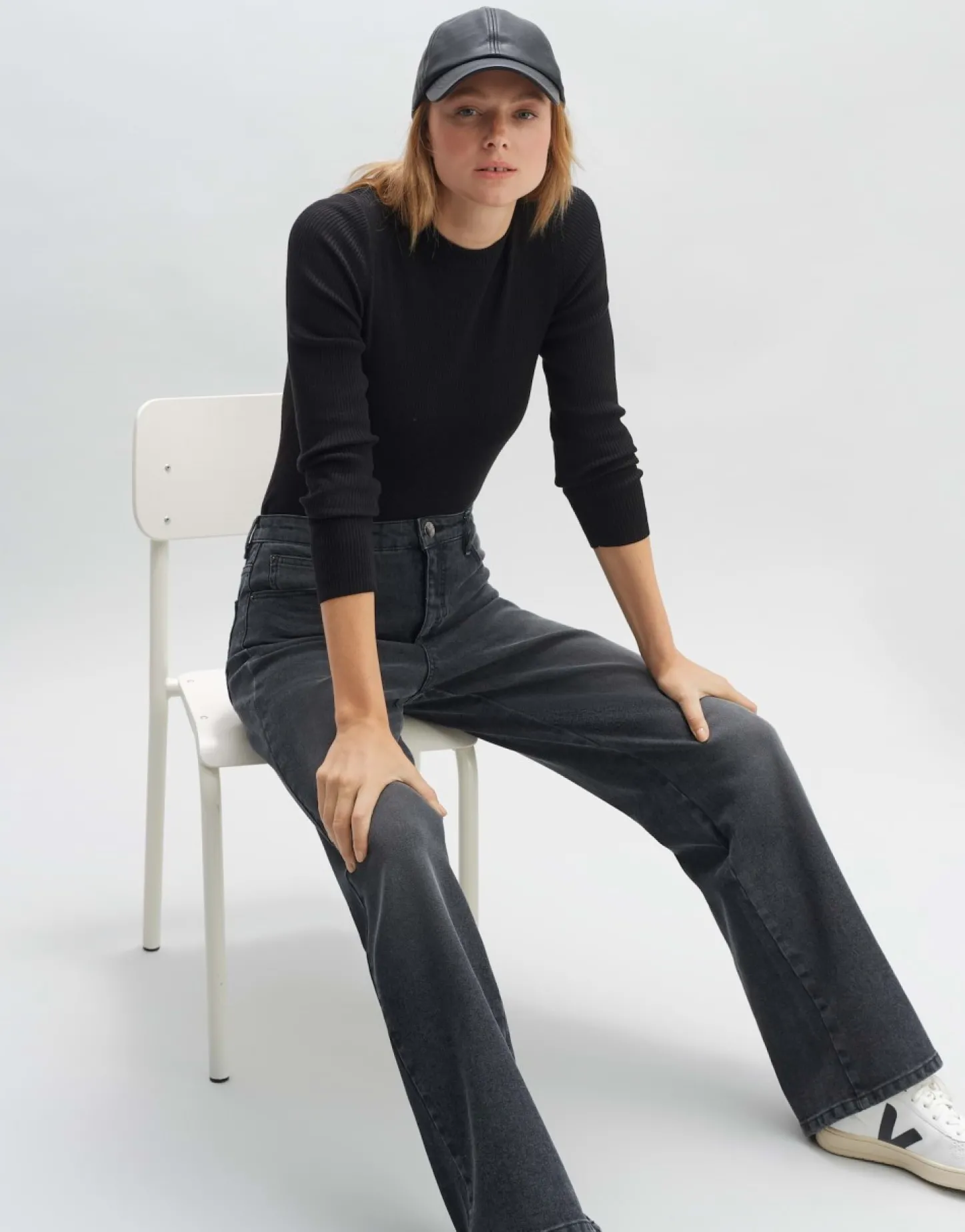 Frau someday Fashion Jeans>Wide Jeans Mivy Grey